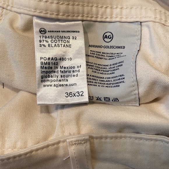 ~Adriano Goldschmied~ Cream Pants - Picture 5 of 8